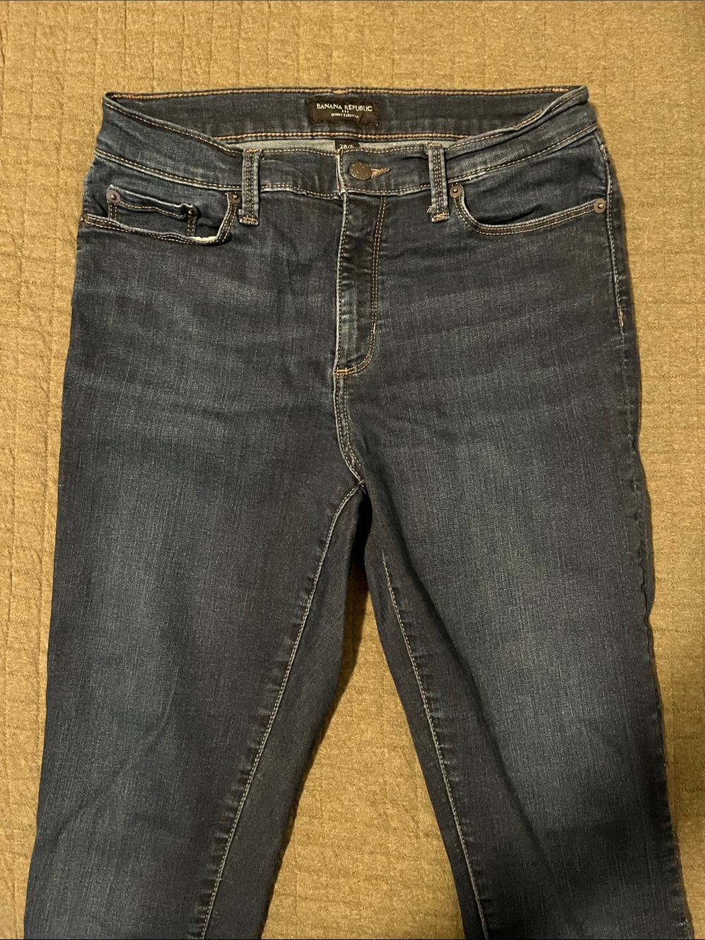 Banana Republic Women's Skinny Jeans - Dark Blue Wash